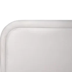 Beliani SUZETTE - Tweepersoonsbed - Lichtgrijs - 140 x 200 cm - Polyester Discount