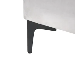 Beliani SUZETTE - Tweepersoonsbed - Lichtgrijs - 160 x 200 cm - Polyester