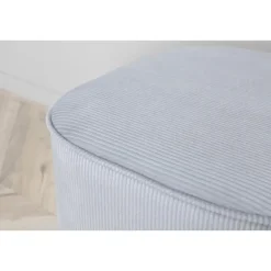 Svea - Arlo poef - rib - grijs