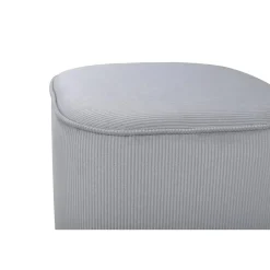 Svea - Arlo poef - rib - grijs