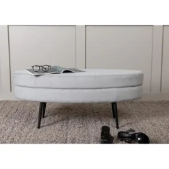 Svea - Axel hocker - rib - grijs Hot