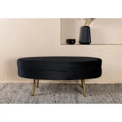 Svea - Axel hocker - velvet - zwart Best