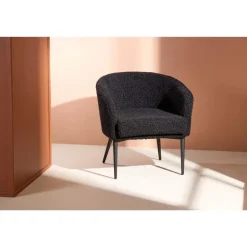 Svea - Bianca fauteuil - teddy - zwart Online
