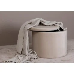 Svea - Blaze poef - velvet - beige Hot