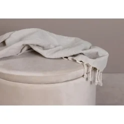 Svea - Blaze poef - velvet - beige Hot