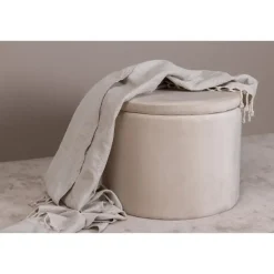 Svea - Blaze poef - velvet - beige Hot