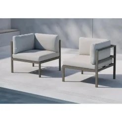 Svea - Diego bank module hoek - bruin/beige Online