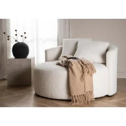 Svea - Elena loveseat teddy - wit Online