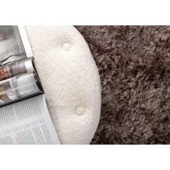 Svea - Juno hocker - teddy - wit