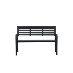 Svea - Layla tuinbank - 125 cm - zwart Outlet
