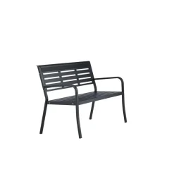 Svea - Layla tuinbank - 125 cm - zwart Outlet