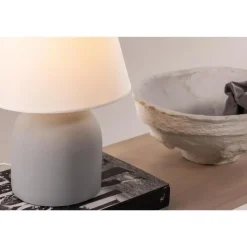 Svea - Malta ronde tafellamp - grijs Online