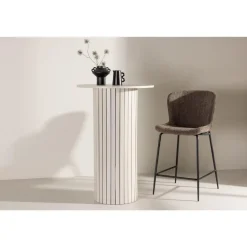 Svea - Niko ronde bartafel - ø70 cm - whitewash Hot