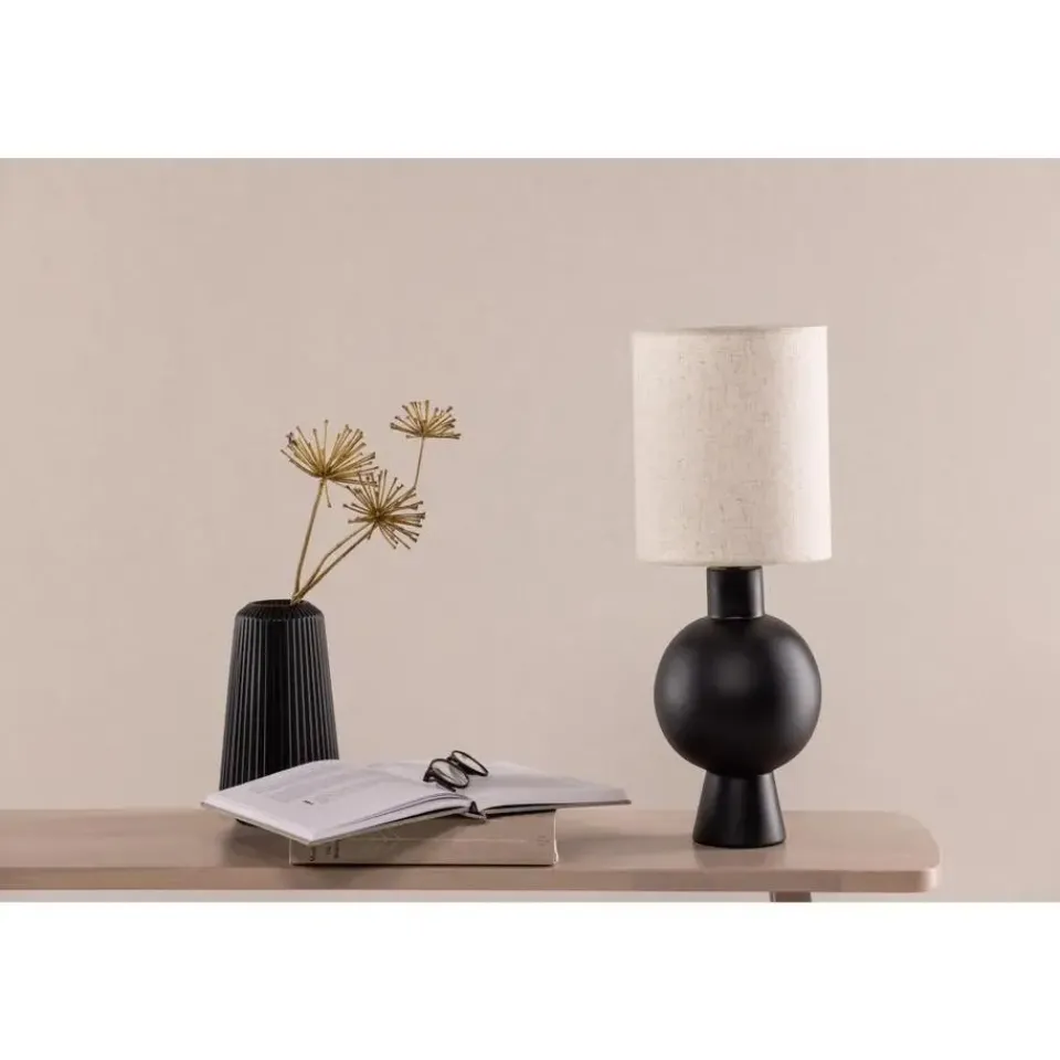 Svea - Niva ronde tafellamp - beige Hot