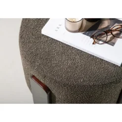 Svea - Nova hocker - boucle - donkergrijs Sale