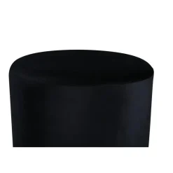 Svea - Remi poef - velvet - zwart Discount