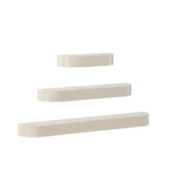 Svea - Rocco wanplanken - set van 3 - beige Sale