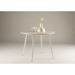 Svea - Sano ronde eettafel - ø100 cm - whitewash Discount
