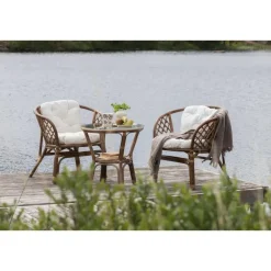 Svea - Tarek café set - naturel - rattan Online
