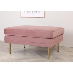 Svea - Tess hocker - velvet - roze Best