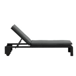 Svea - Yuri ligbed - wicker - grijs/naturel