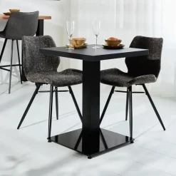 Dimehouse Tafelblad Robin zwart 60 x 60 x 3,8 cm