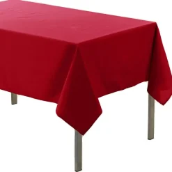 Wicotex Tafelkleed rood - polyester - 140 x 200 cm - tafelkleden Online