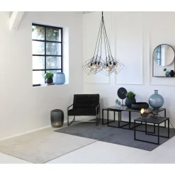 Light & Living Tafelklok Waiwo - Mat Zwart - Ø30x45 cm Hot