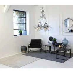 Light & Living Tafelklok Waiwo - Mat Zwart - Ø30x45 cm Hot