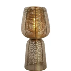 Light & Living Tafellamp Aboso - Brons - Ø24cm Sale