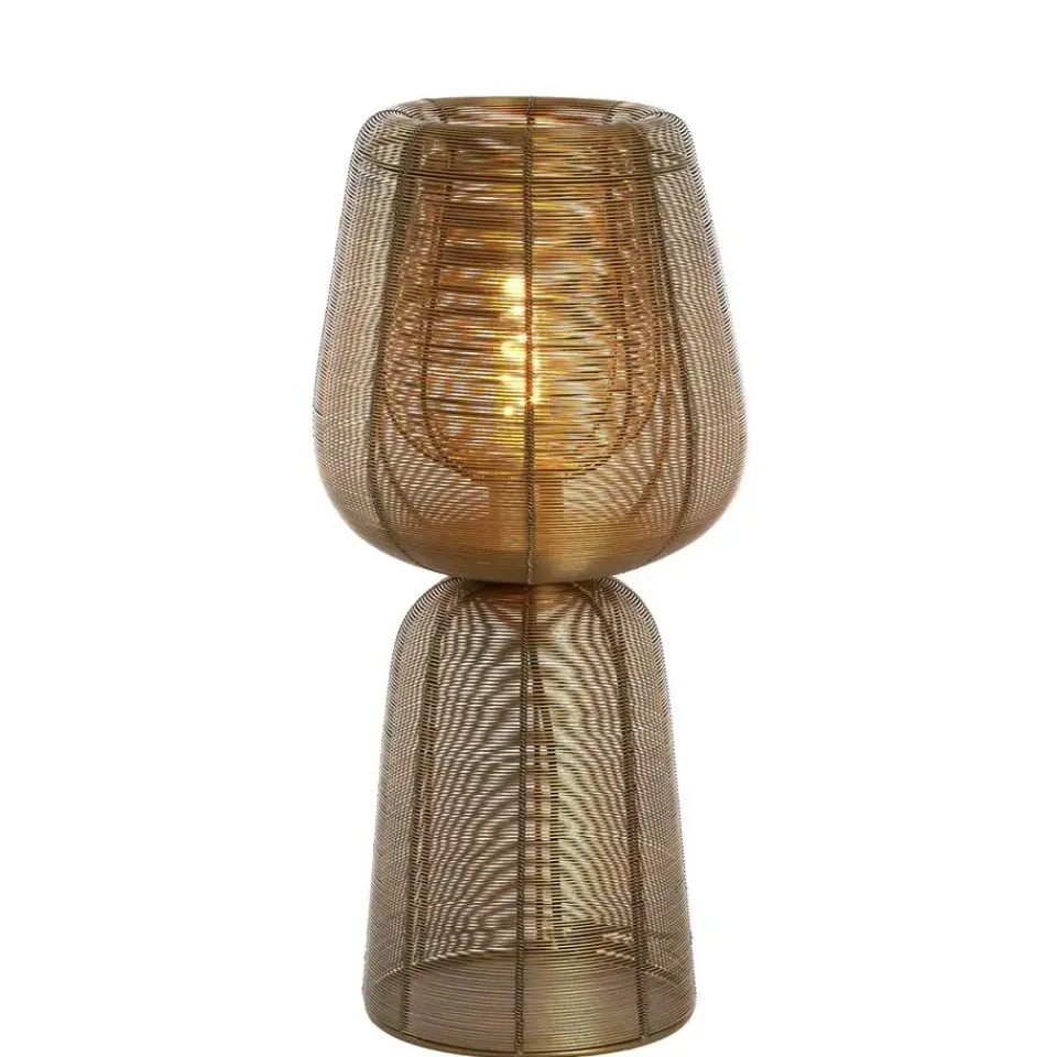 Light & Living Tafellamp Aboso - Brons - Ø24cm Sale