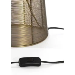 Light & Living Tafellamp Aboso - Brons - Ø24cm Sale