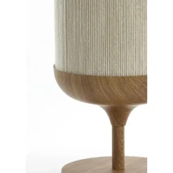 Light & Living Tafellamp Dania - Crème/Naturel - Ø22.5x50cm Sale