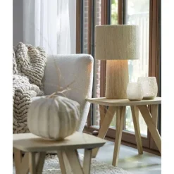 Light & Living Tafellamp Pitino - Jute - Ø31,5cm Outlet