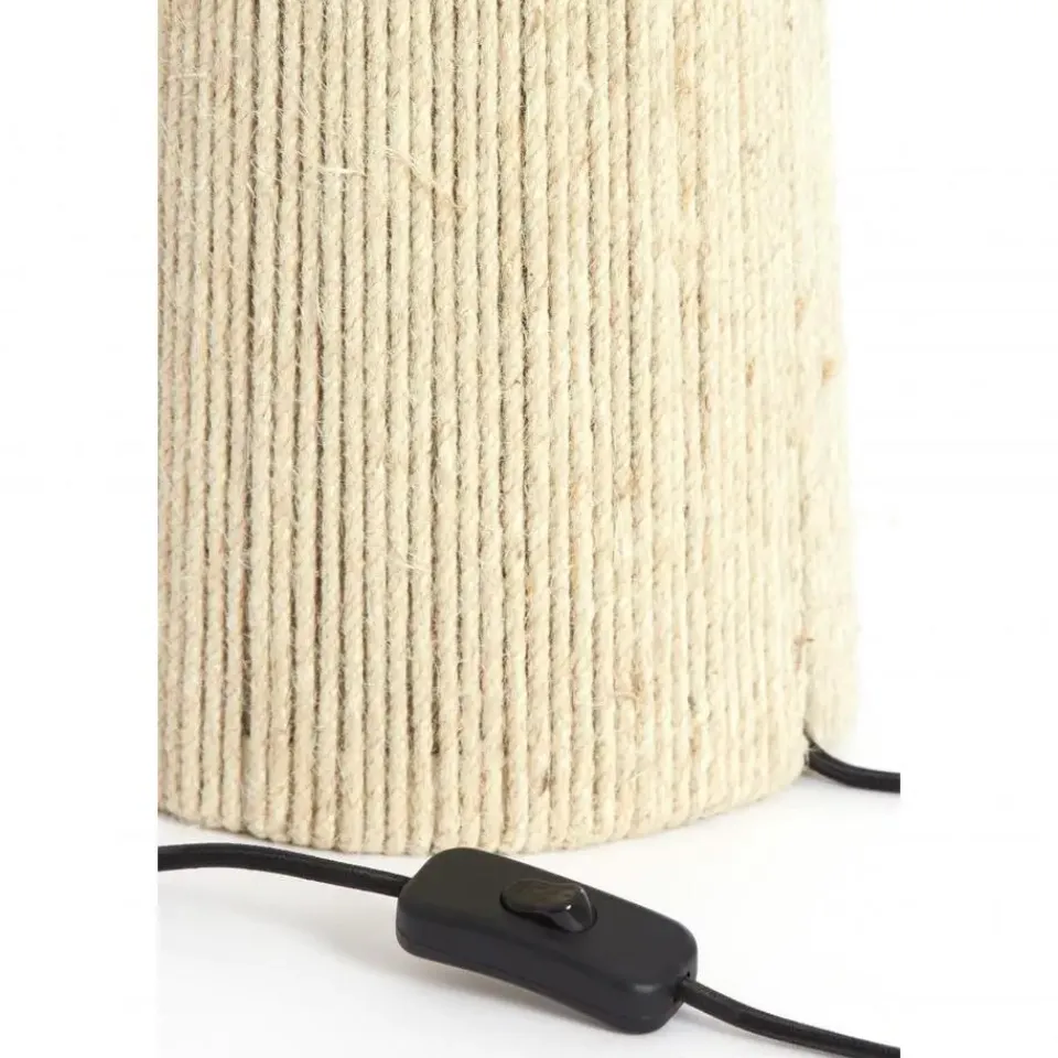 Light & Living Tafellamp Pitino - Jute - Ø31,5cm Outlet