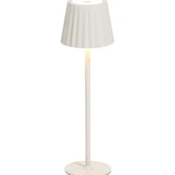 Leen Bakker Tafellamp Scotti offwhite USB LED Discount