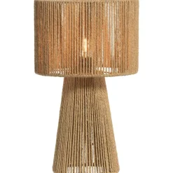 Leen Bakker Tafellamp Senne - naturel papier - E14 - 40xØ22 cm