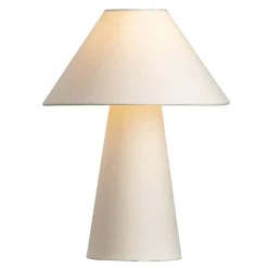 Leen Bakker Tafellamp Skye - beige - Ø30 x 40 cm