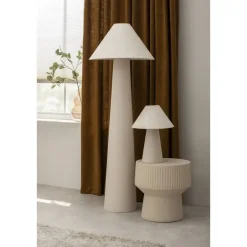 Leen Bakker Tafellamp Skye - beige - Ø30 x 40 cm