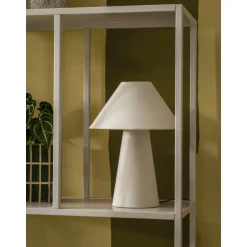 Leen Bakker Tafellamp Skye - beige - Ø30 x 40 cm