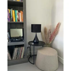 Light & Living Tafellamp Svante - Zwart - Ø28cm Best