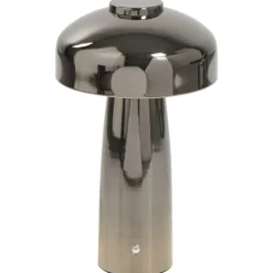 Leen Bakker Tafellamp Tinn antraciet USB - 25,5x15x15 cm Clearance