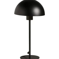 Leen Bakker Tafellamp Yuki - mat zwart metaal - E27 - 39xØ20 cm Online