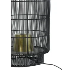 Light & Living Tafellamp/Lantaarn GRUARO - Draad Zwart-Antiek-Brons New