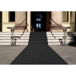 IVOL Tapijt loper Dakar - Breedte 200 cm - 5 mm dik - Zwart Online