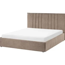 Leen Bakker TARASCON - Tweepersoonsbed - Taupe - 140 x 200 cm - Stof Discount