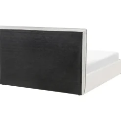 Leen Bakker TARASCON - Tweepersoonsbed - Lichtbeige - 140 x 200 cm - Stof Hot