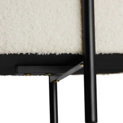 tectake - Bank met opbergruimte Lanja, gestoffeerd, bouclé-stof en opbergruimte Outlet