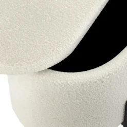 tectake - Bank met opbergruimte Lanja, gestoffeerd, bouclé-stof en opbergruimte Outlet