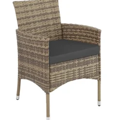 tectake - bistroset Luzern - wicker - natuurkleur New